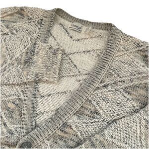Vintage Protege Men’s L Grandpa‎ Cardigan Sweater GrandpaCore USA 90s Grunge EUC